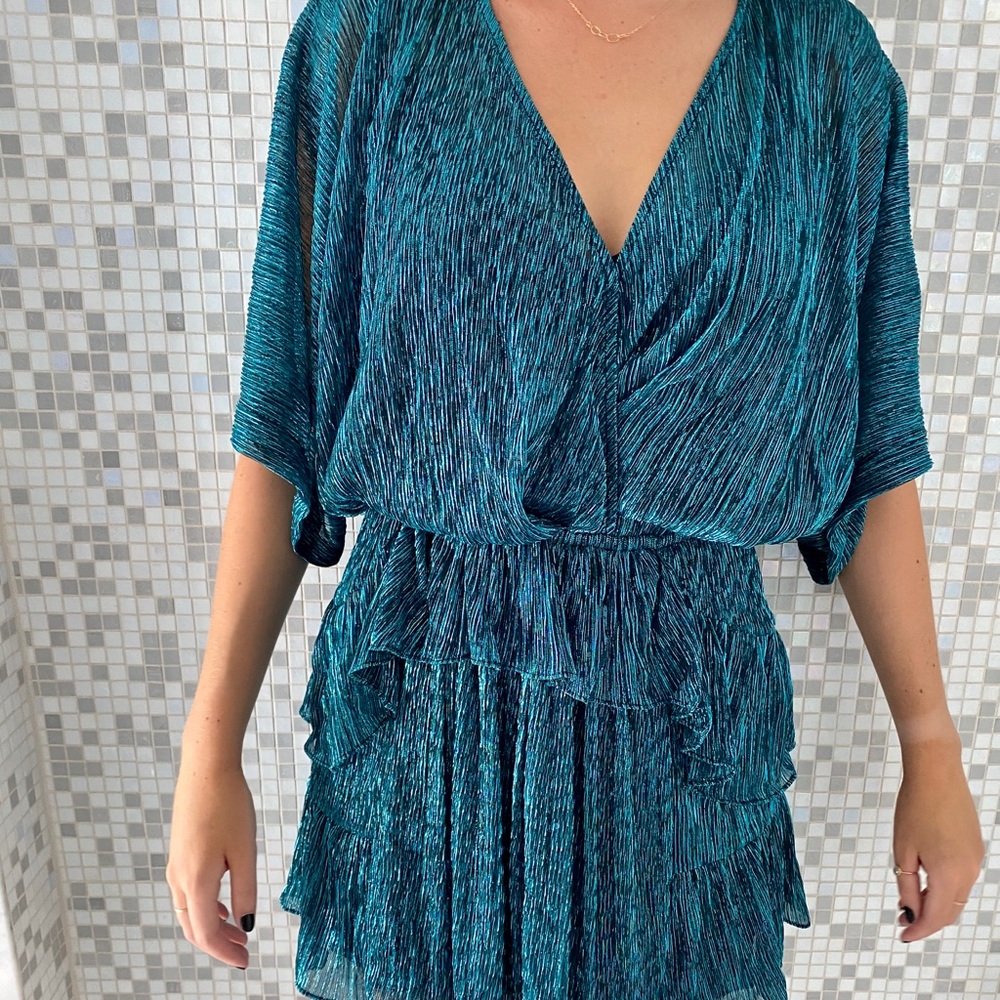 IRO- Sprina Dress, Teal, NWT